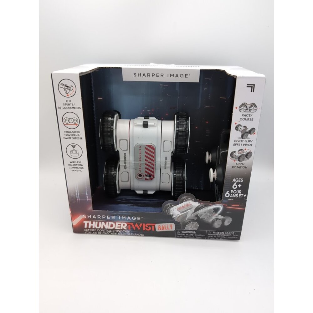 Thunder Twist Rally Remote Controlled RC•Stunt Car•Flip/Pivot/Spin• White